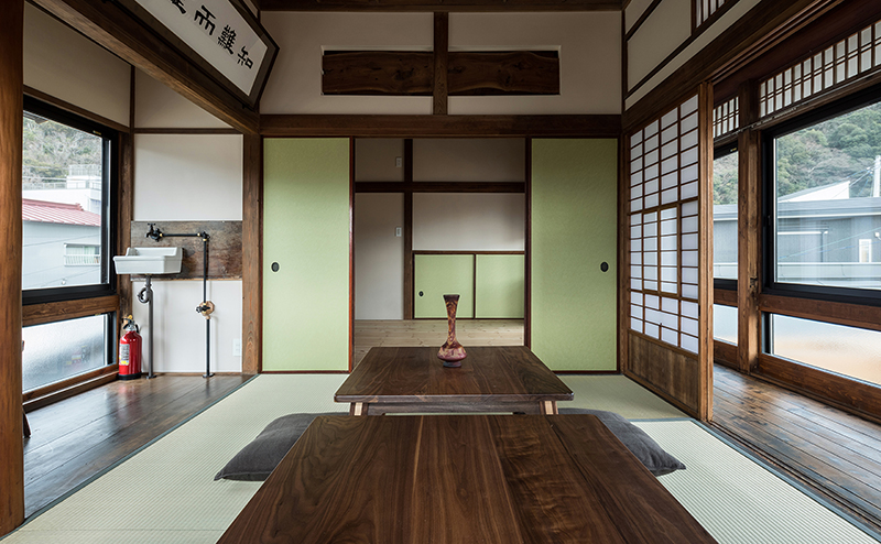 写真:昭和初期の面影が残る和室